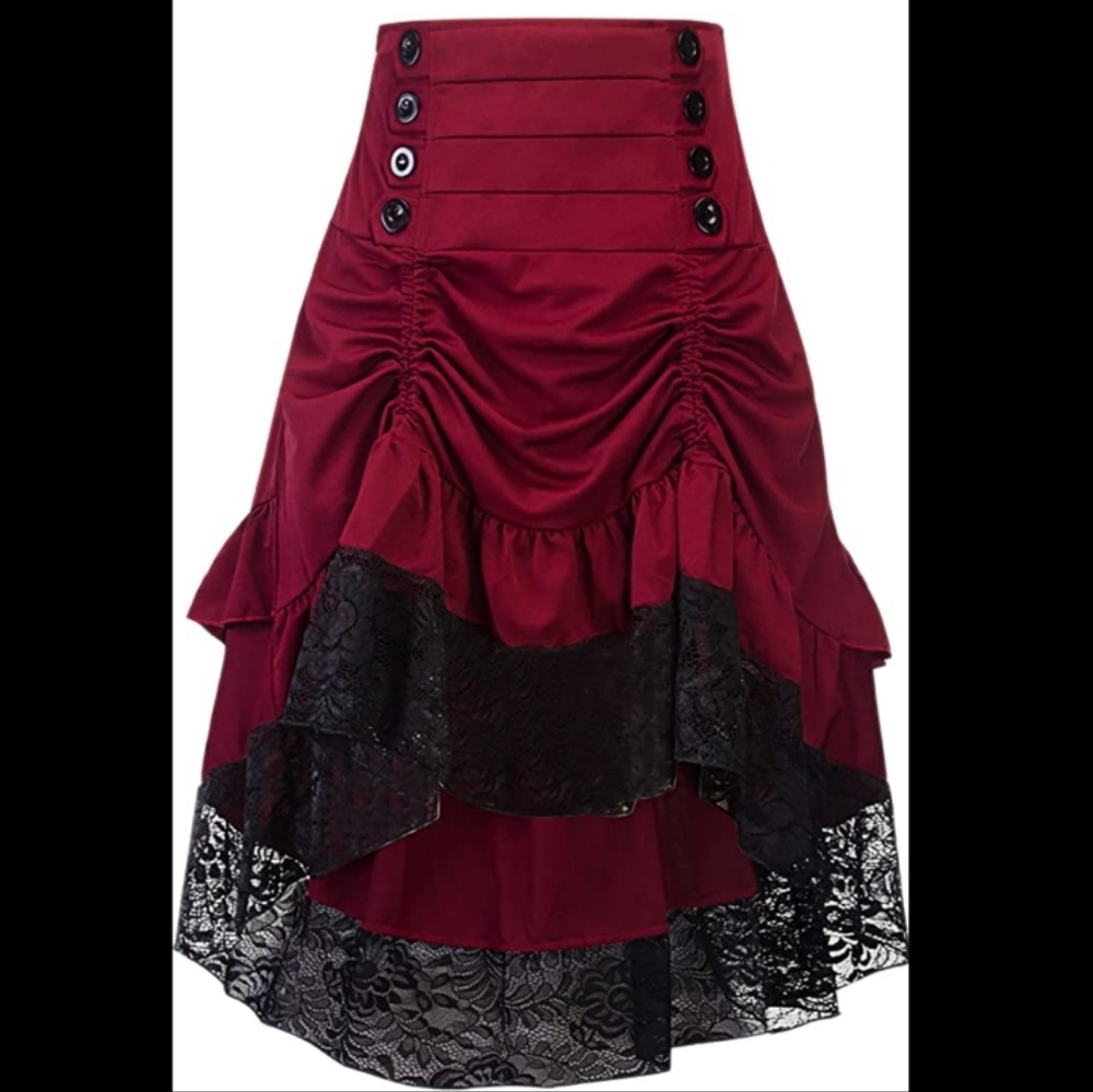 Alivila Y Fashion women's Gothic Steampunk Skirt